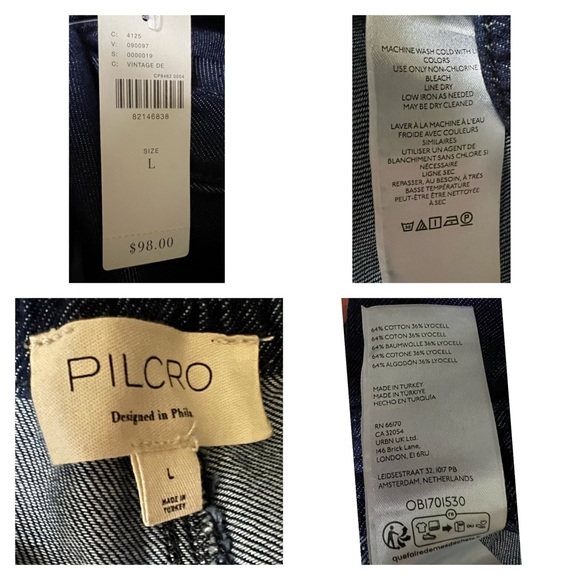 Anthropologie Pilcro Mid-Rise Parachute Shorts L - Picture 9 of 9